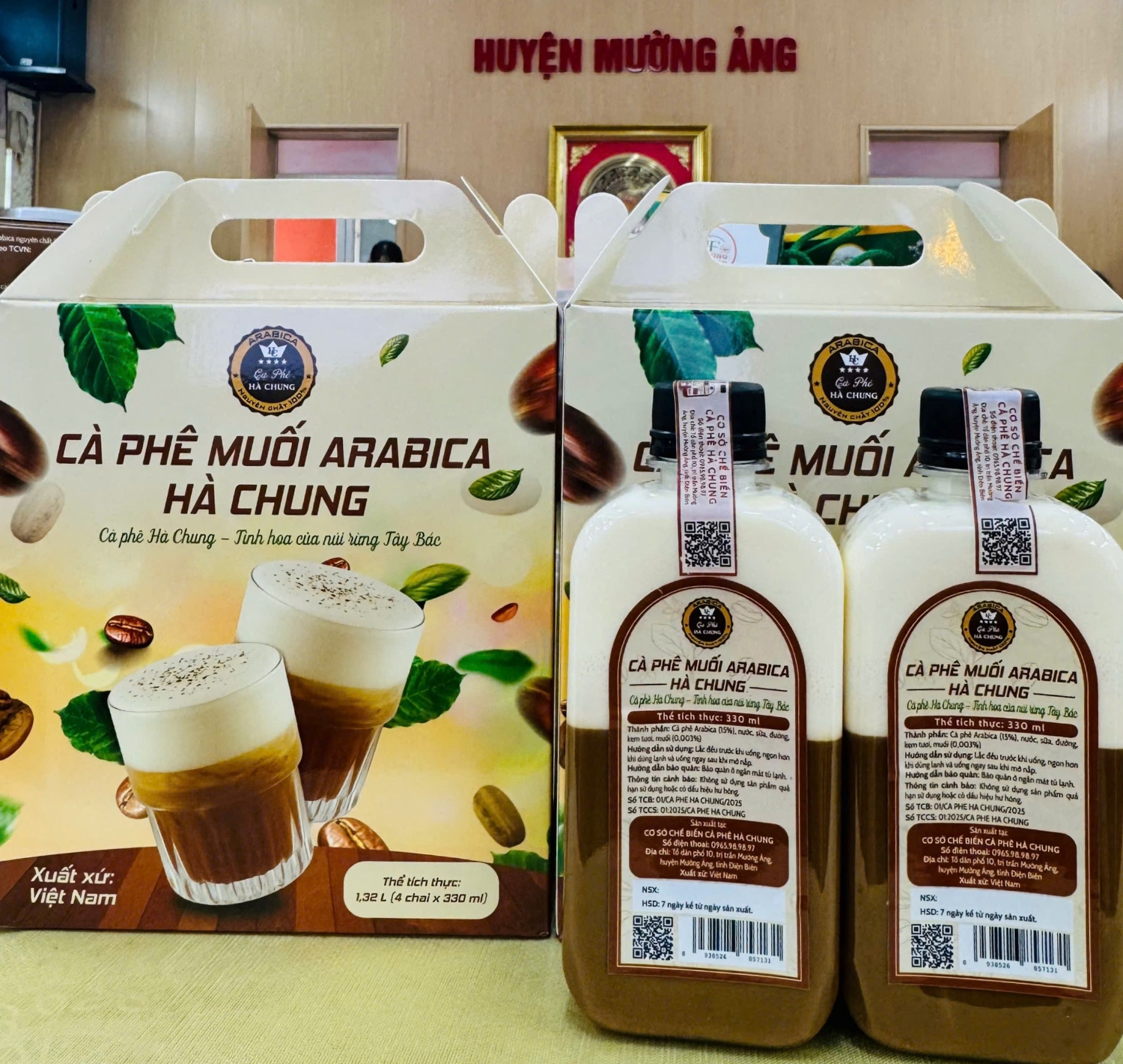 Cà phê muối Arabica Hà Chung - Sản phẩm OCOP 03 sao