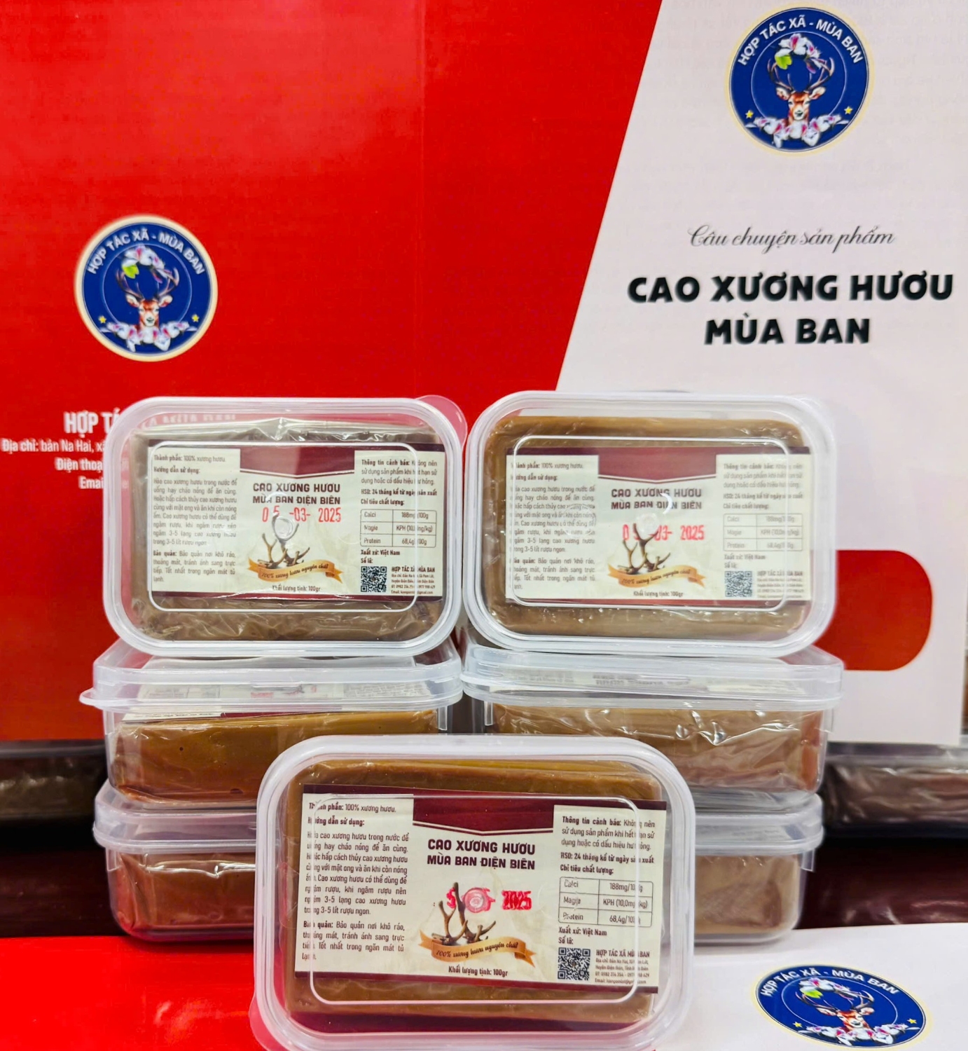 Cao xương hươu Mùa Ban - Sản phẩm OCOP 03 sao
