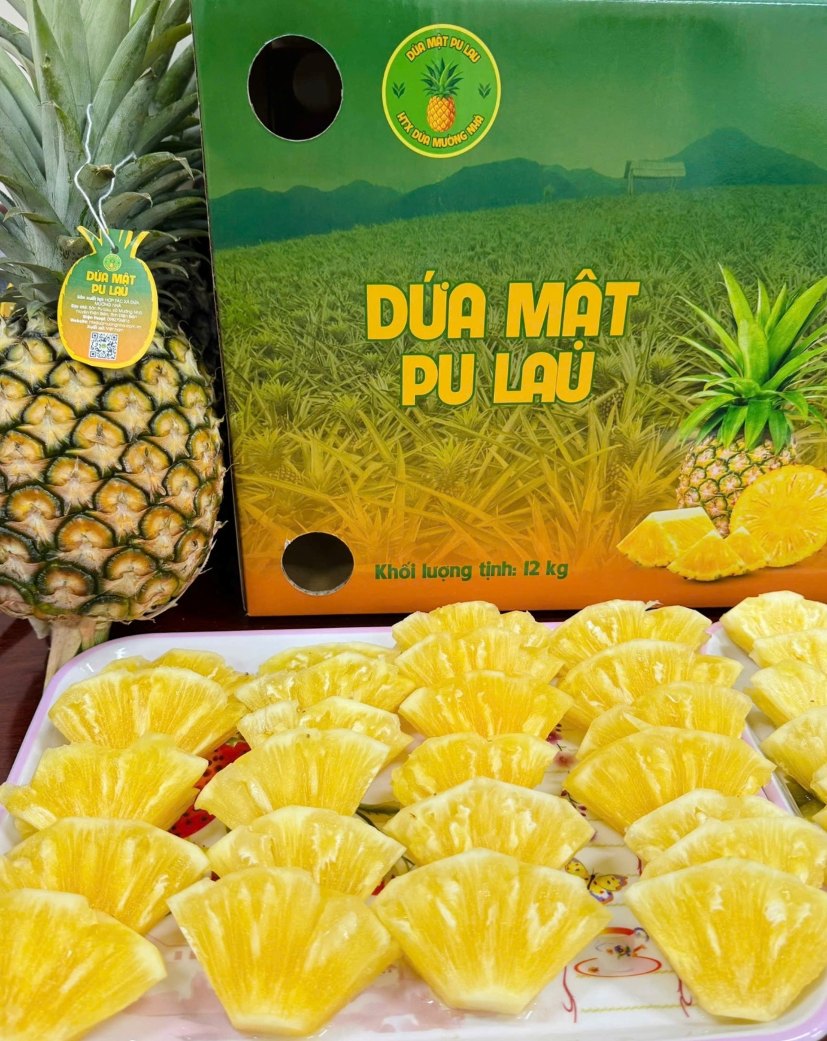 Dứa mật Pu Lau - Sản phẩm OCOP 03 sao
