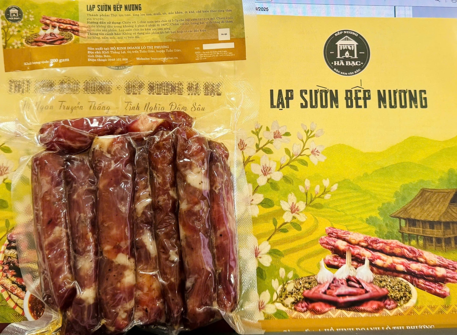 Lạp sưởng gác bếp – Bếp nương Hà Bạc (Sản phẩm OCOP 03 sao)