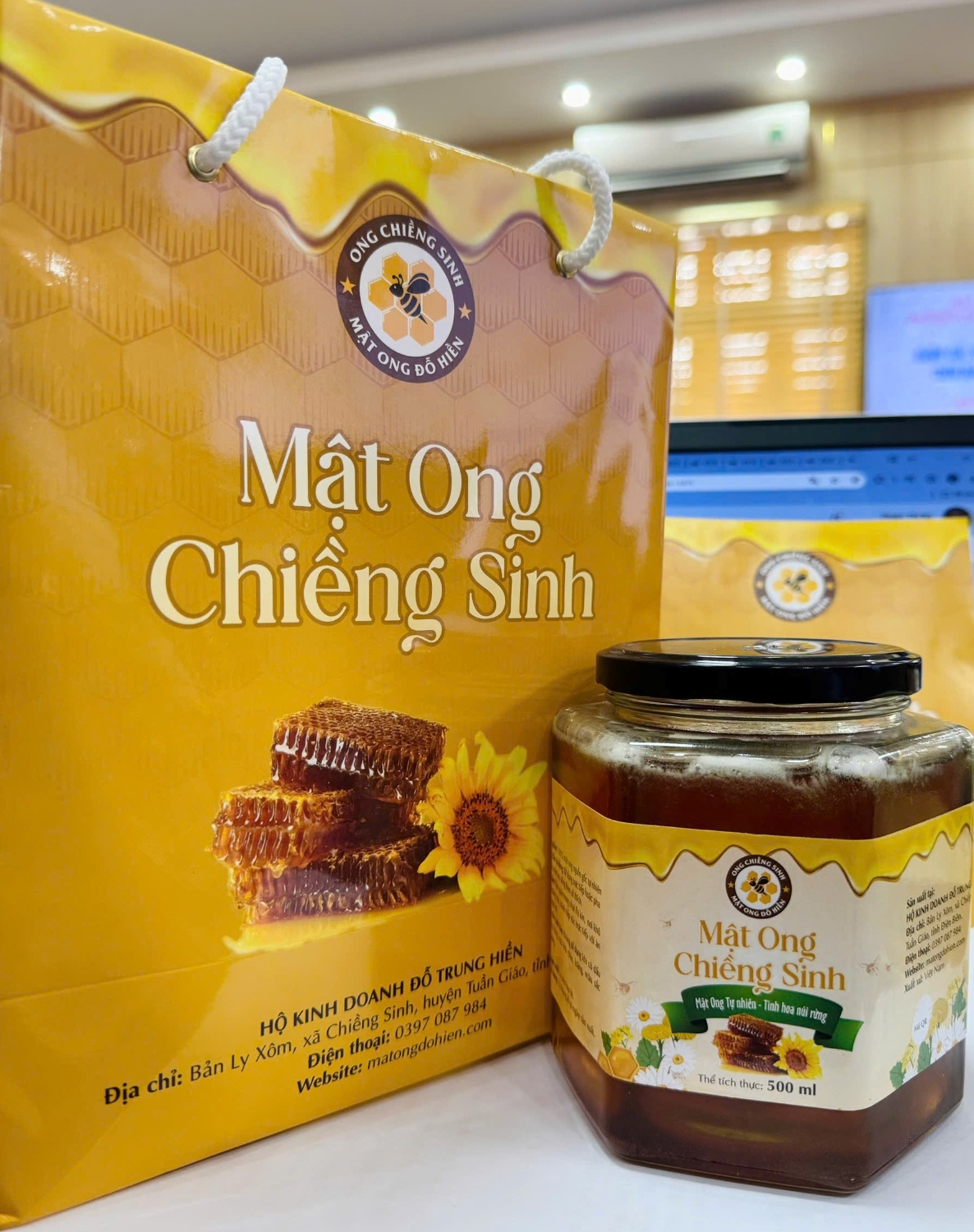 Mật ong Chiềng Sinh - Sản phẩm OCOP 03 sao