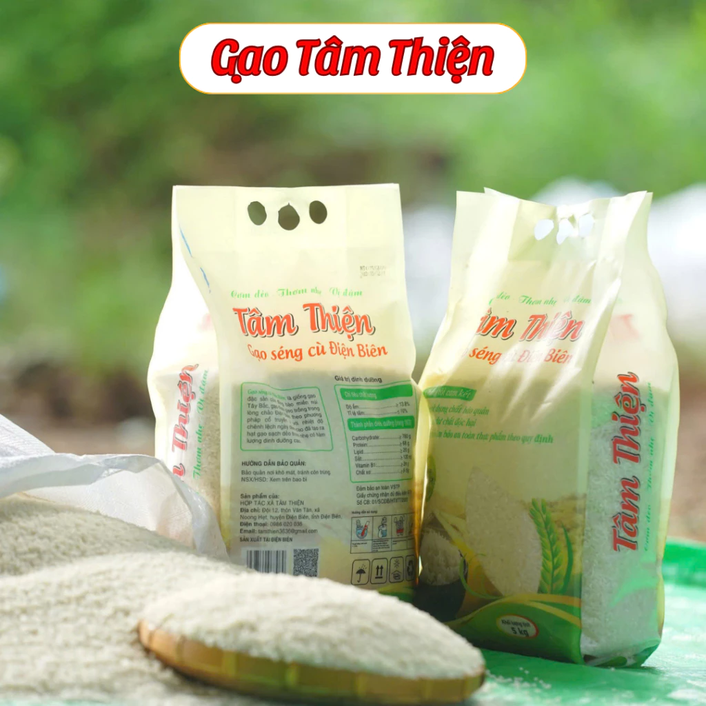 Gạo Séng cù Tâm Thiện - Sản phẩm OCOP 03 sao