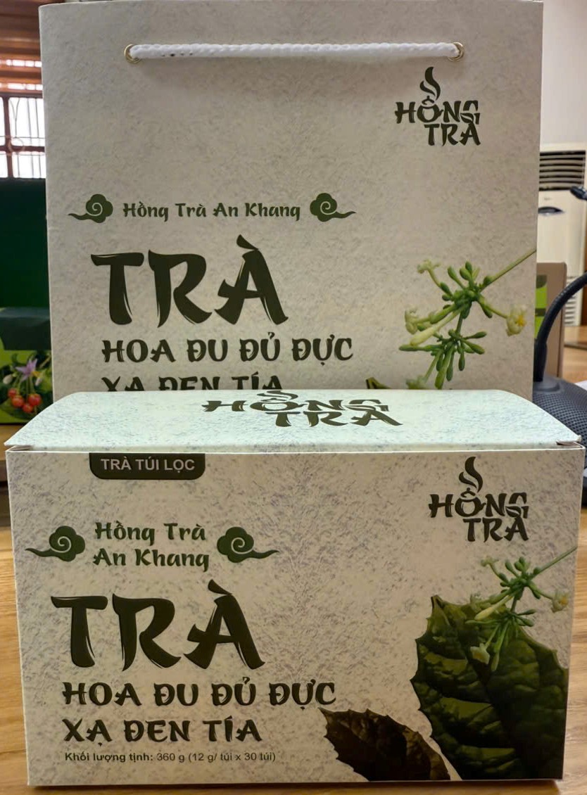 Trà hoa Đu đủ đực Xạ đen tía - Sản phẩm OCOP 03 sao